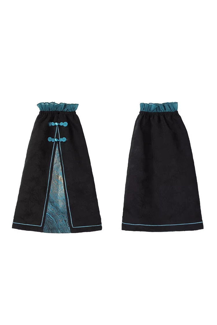Misty Teal - Classic Lolita JSK Dress Set & Separates - image 16