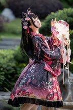 Cherry Blossom Cat Islet - Sweet Lolita JSK Full Set - image 5