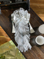 Candle Dragon Spirit - Fantasy White-Silver Lolita JSK Set - image 18