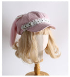 Kawaii Lolita Hat Daily Baseball Cap with Detachable Ears - image 1