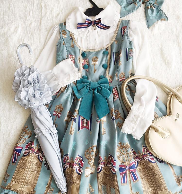 Kawaii Lolita Parasol Daily Lolita Two-folded Umbrella - image 16