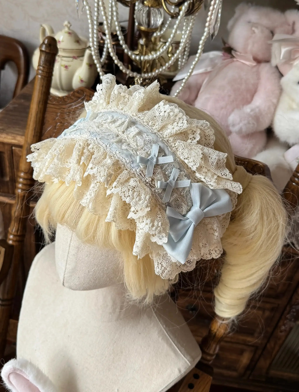 Picnic Bunny - Cotton Daily Doll-like Lolita OP Dress, Bunny Print and Accessories - image 18