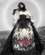 Reborn Ancient God Gothic Lolita Shirt and Skirt Set - image 1