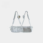 Five-color Bow Accents Balletcore Ita Crossbody Bag - image 4