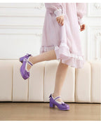 Rainbow Yana - Sweet Lolita Shoes, Lace & Bow Design - image 11