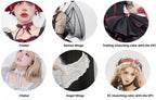 Shisan District - Wedding Lolita OP Suit with Angel Demon Wings - image 22
