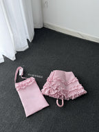 Raven and Lace Classic Lolita Foldable Ruffle Parasol - image 34