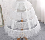 Adjustable Hollowed-out Cool Lolita Petticoat - image 12