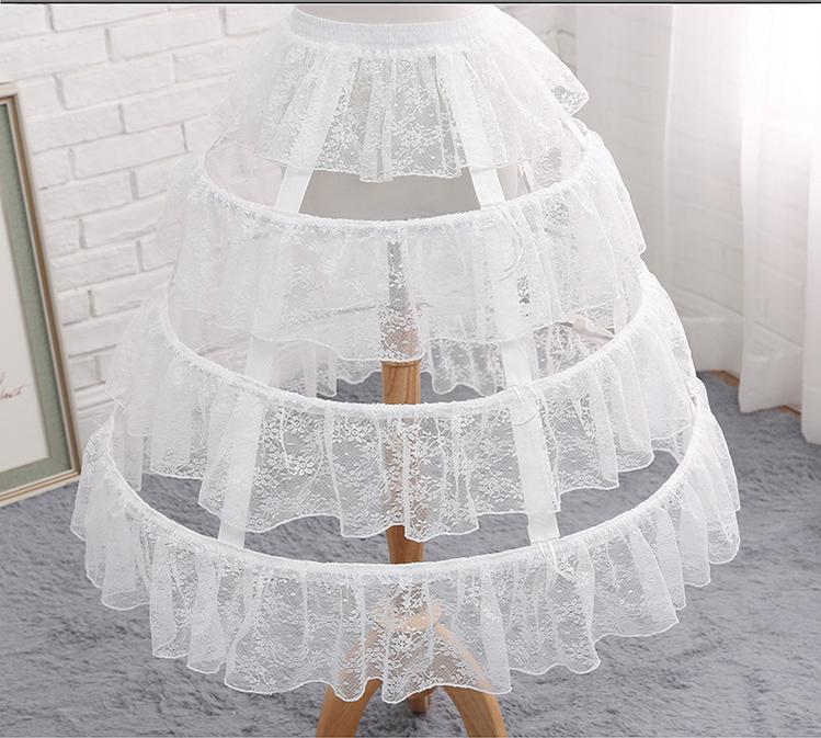 Adjustable Hollowed-out Cool Lolita Petticoat - image 12