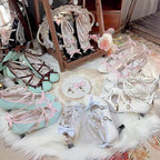Lady Tea Party - Elegant Lolita Heel Shoes - Macaron Color - image 5