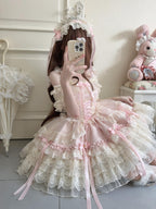 Ribbons of Love Sweet Lolita Tiered JSK Dress - image 14