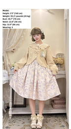 Napoleon Pastry - Sweet Lolita Cardigan, Detachable Bows - image 19