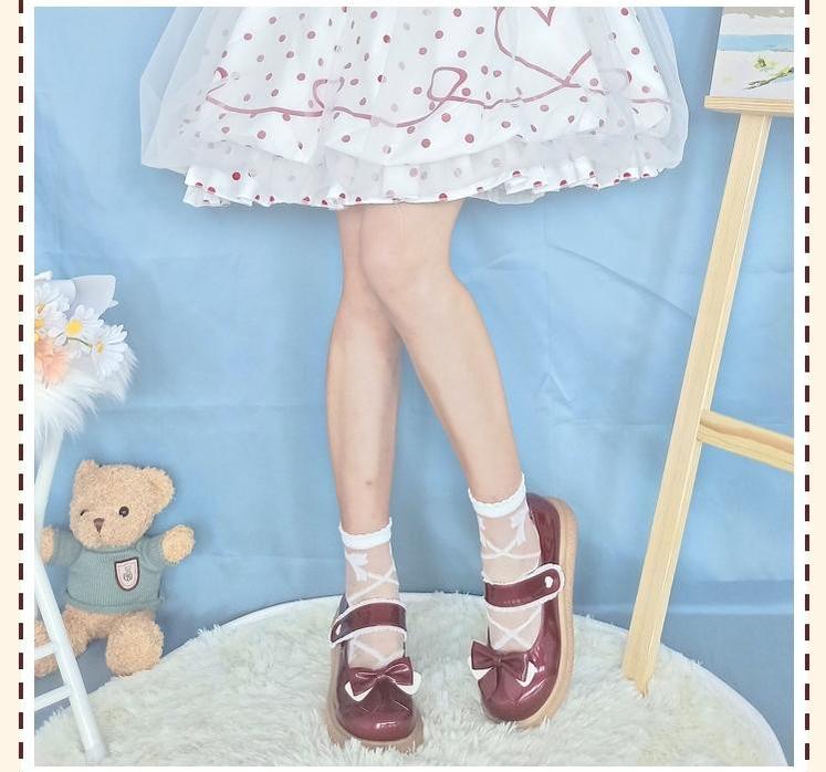 Cute Milkmaid Round Toe Multicolor Lolita Shoes - image 24
