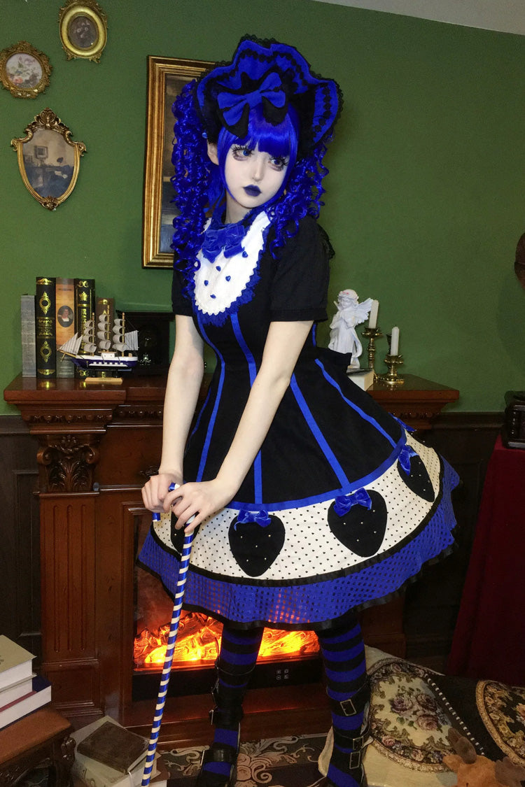 Miss Peculiar Strawberry Sweet Lolita Dress Two Colors - image 5