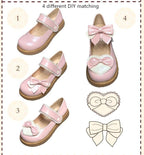 Cute Milkmaid Round Toe Multicolor Lolita Shoes - image 19