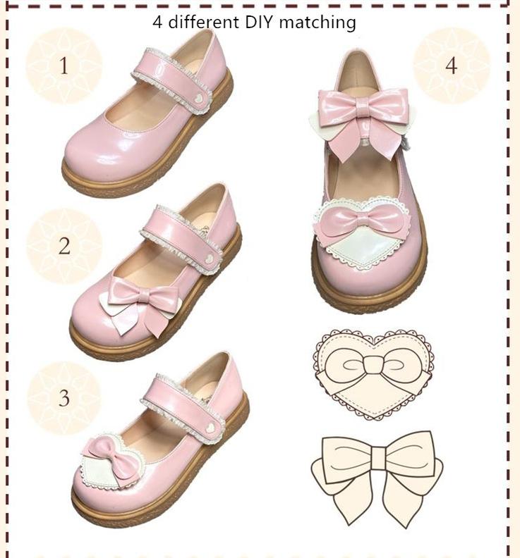 Cute Milkmaid Round Toe Multicolor Lolita Shoes - image 19