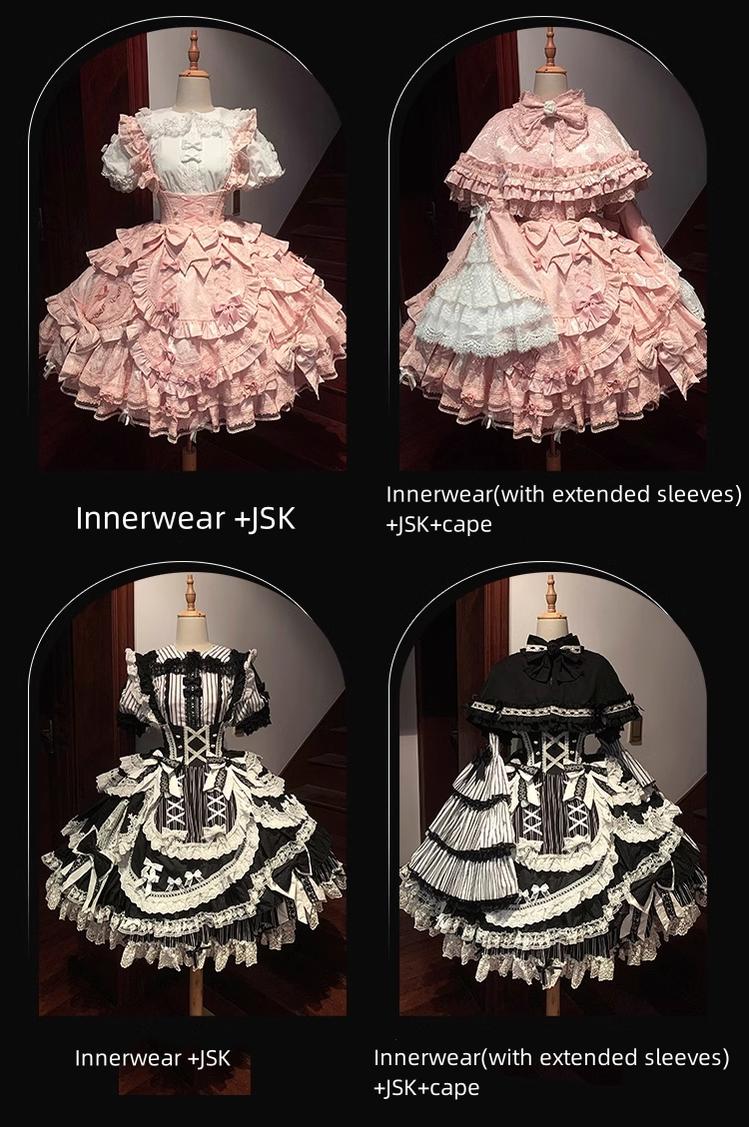 Vintage Lolita Dress Set, Cotton Shirt - image 20
