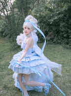 Endless Summer - Bridal Wedding Lolita JSK Open-Back Dress - image 10