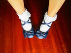 Bow and Low Heel Cross Band Lolita Leather Shoes - image 12