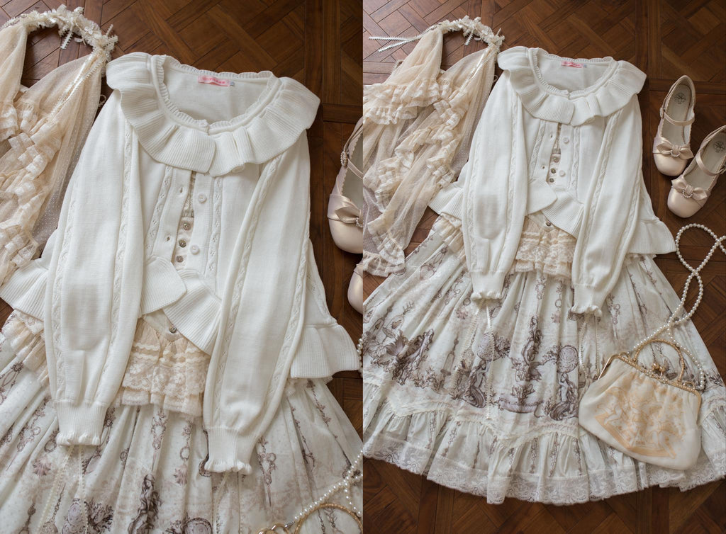Hot Chocolate - Ruffled Lolita Cardigan - image 12