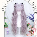 Poi Balls - Sweet Lolita Wig Long Curly Purple Wigs - image 5