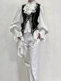 Black Ouji Lolita Banquet Waistcoat - image 1