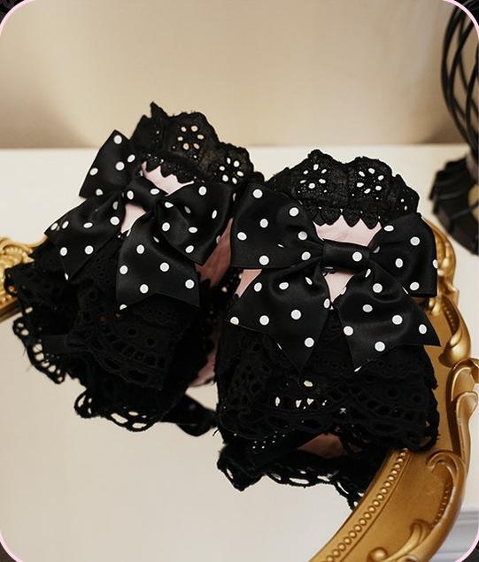 Maiden's Heart Knot - Old School Lolita BNT, Hairband, Cuffs and Hairclip Collection - image 12