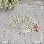 Gothic Lolita Lace Folding Fan with Rose and Sun Options - image 5