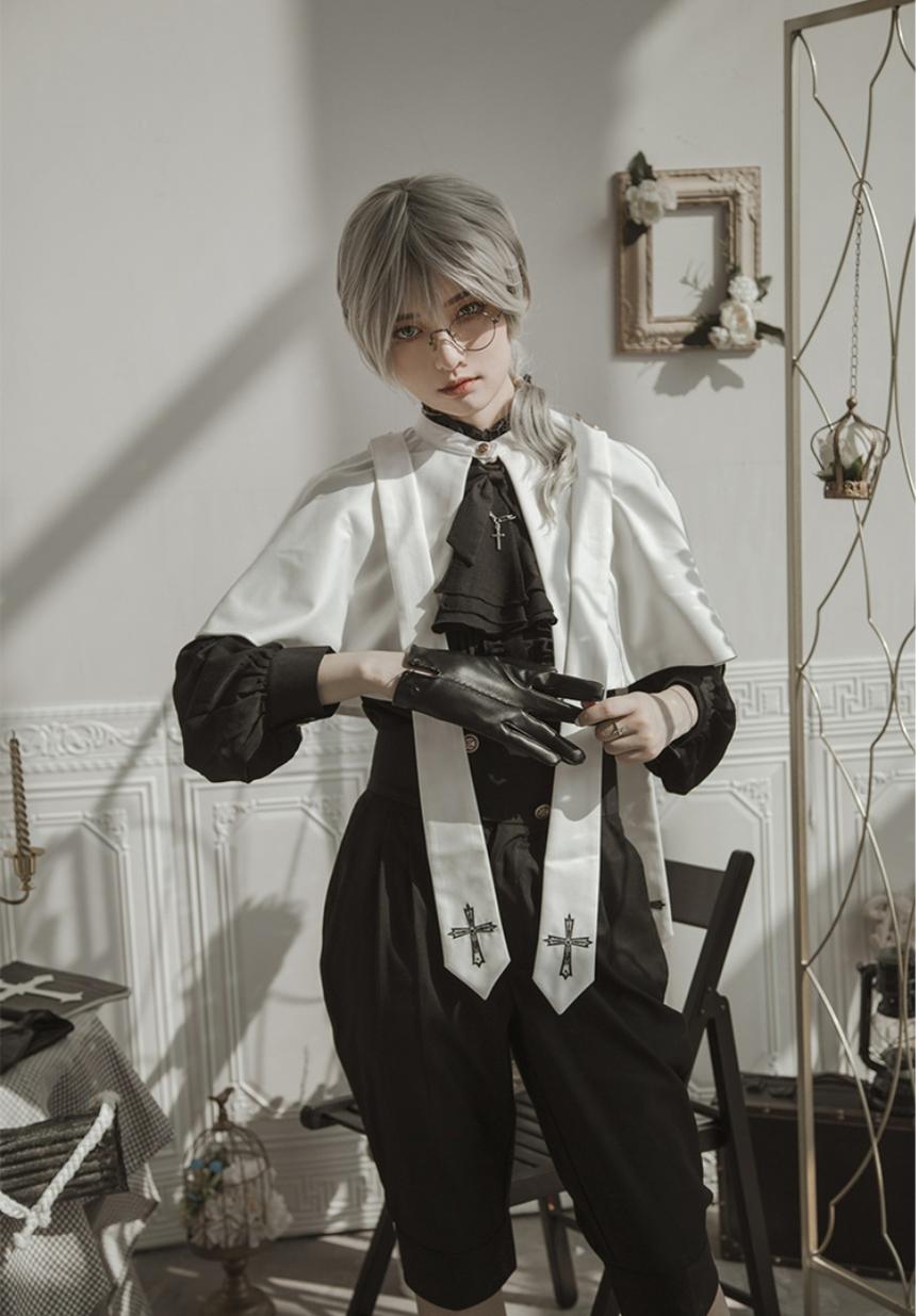 Holy Academy Gothic Prince Lolita Skirt Set - image 52