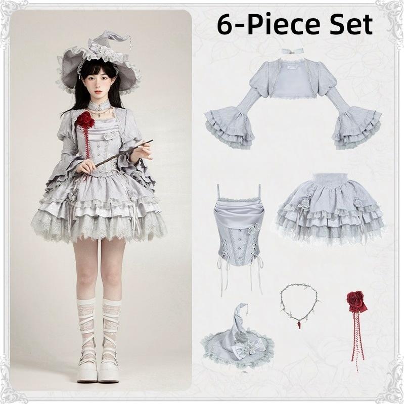 Twilight - Gothic Witch Lolita SK Suit Bodice Mermaid Dress - image 24