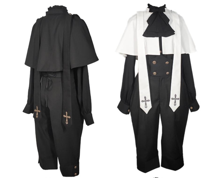 Holy Academy Gothic Prince Lolita Skirt Set - image 19