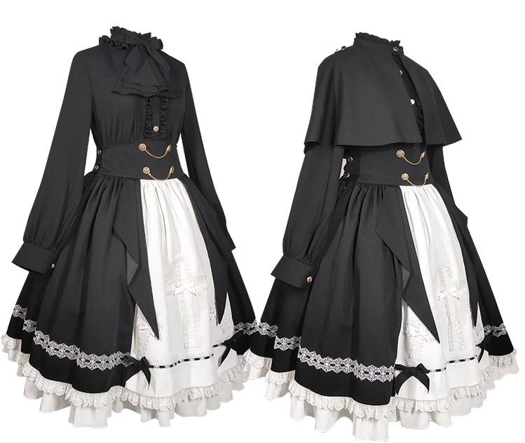 Holy Academy Gothic Prince Lolita Skirt Set - image 11