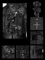 Ghost Orchid - Gothic Lolita OP Dress, Embroidered Cross - image 6