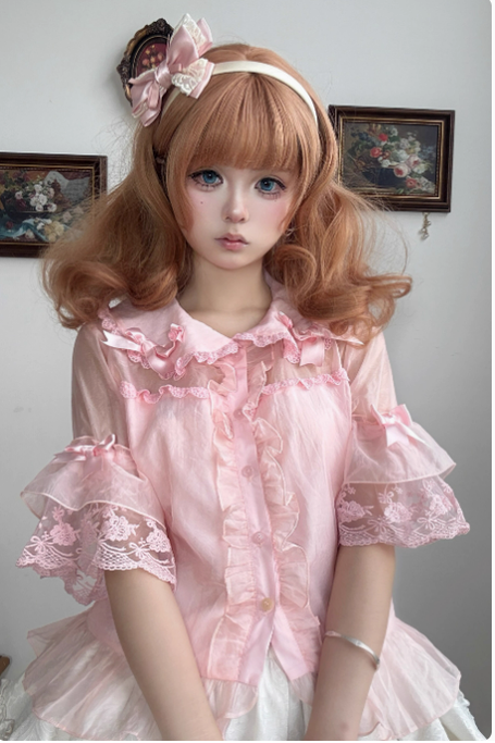 Spring 2025 - Floral Old School Lolita JSK Dress, Lace Trims - image 22
