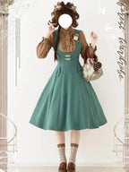 Forest Corridor 10-Panel Bustier Waist-Cinching Lolita JSK - image 15