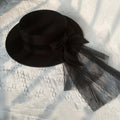 Worthy Girl - Lolita Bow Clip and Black Top Hat - image 11