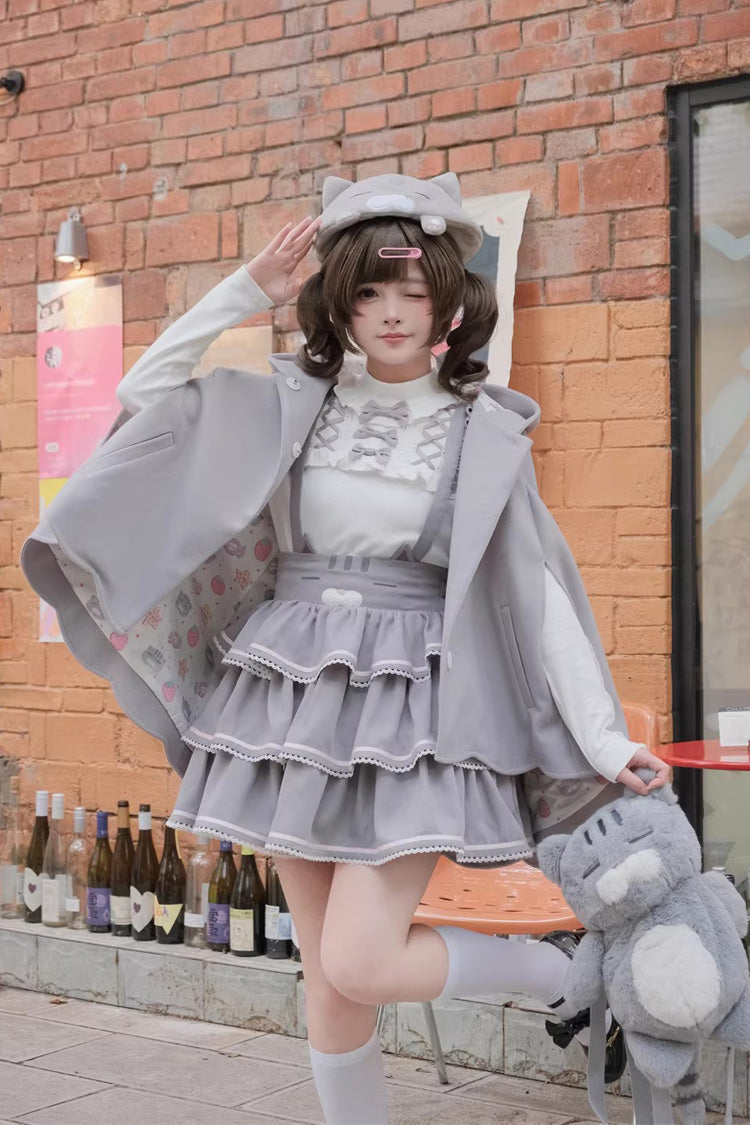 Gloomy Cat Series - Sweet Lolita Strap Dress and Top Collection - image 1