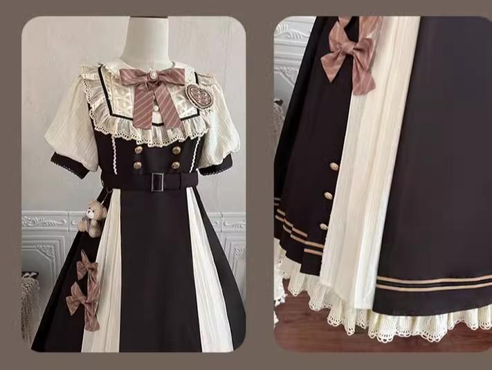 Chocolate Workshop - Classic Lolita Short and Long OP Dress - image 26