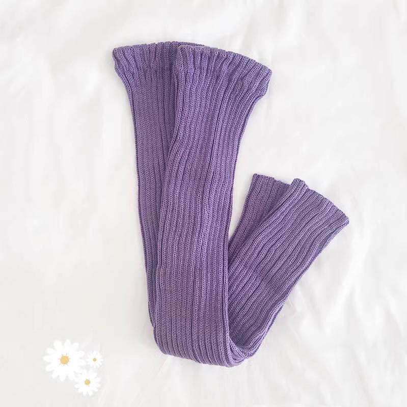 Winter Lolita Long Socks Knit Thigh-High Foot Covers - image 16