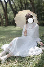 Enchanted Daydream - Elegant Lolita OP Dress in White - image 6