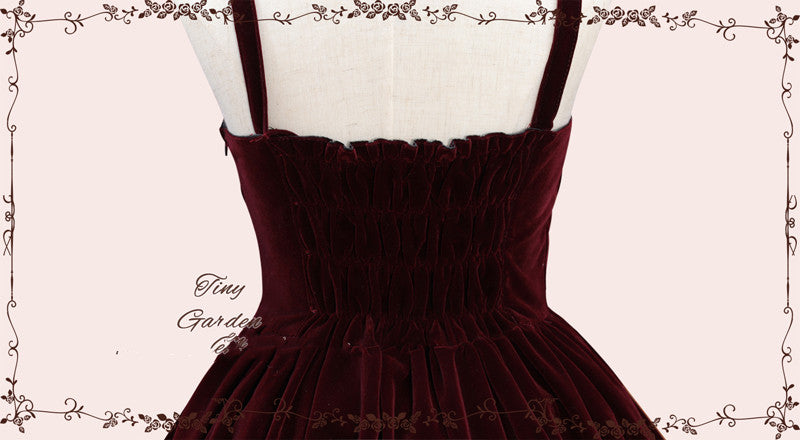 Garden Dance 2.0 - Elegant Lolita JSK Dress, Side Lace-Up - image 15
