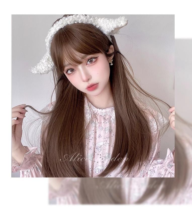 Elegant Lolita Wig Long Straight Wigs - image 6
