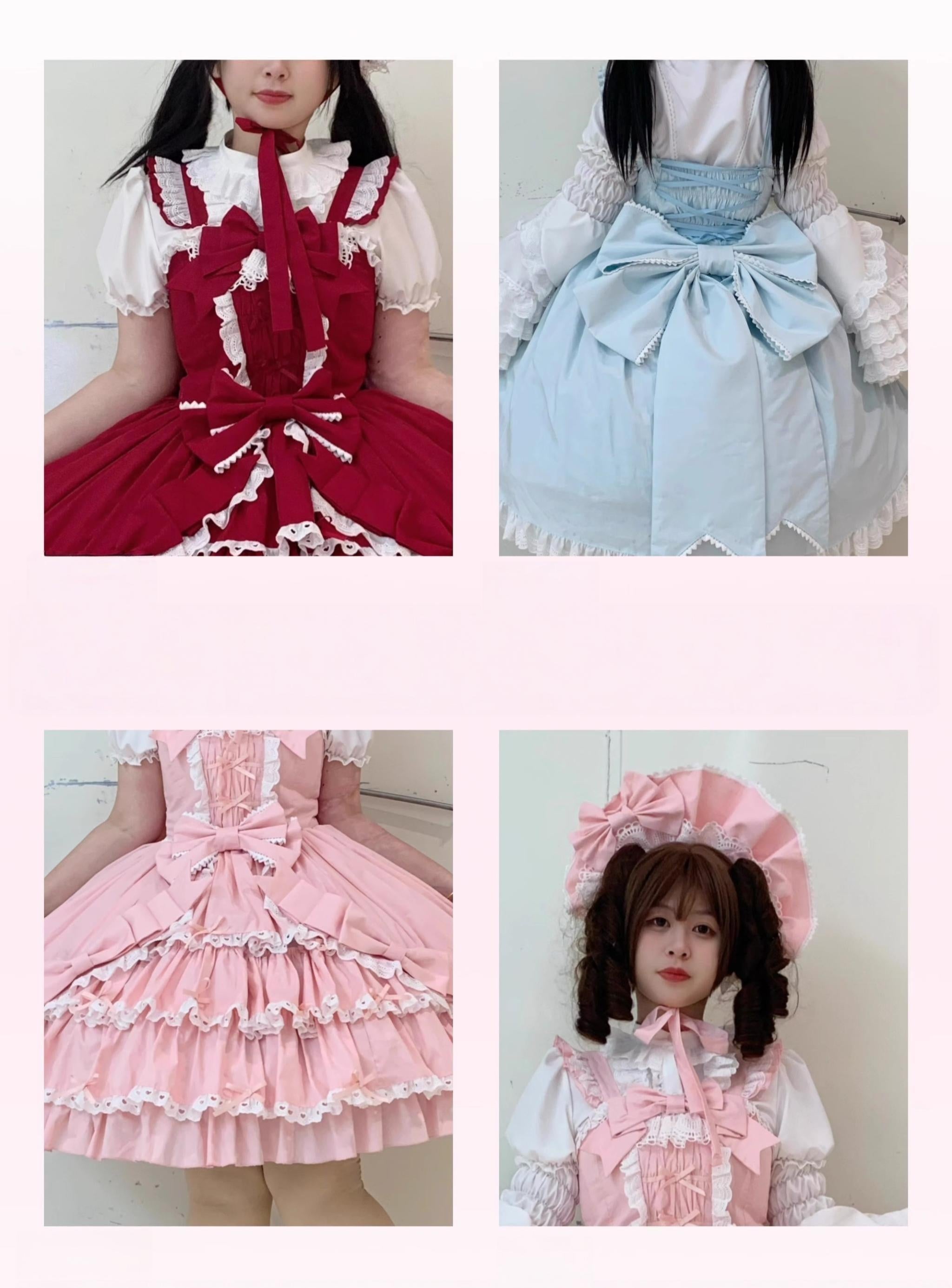Gryza Plus Size Princess Lolita JSK with Cotton Tiered Ruffles - image 15
