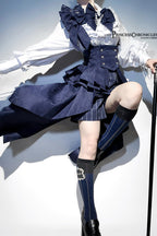 Rabbit Theater Ouji High-Low Girdle in Blue - image 18