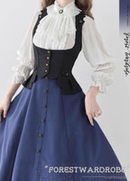 Forest Revelation - Classic Lolita Fishbone Long Skirt, Side Pockets - image 10