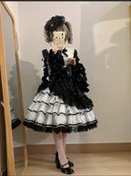 Solo Puppet Sweet Lolita OP Dress with Princess Long Sleeves - image 20