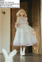 Lilian Classic Lolita Doll-Like OP Dress and Bunny Ear Hairband - image 3