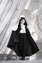 Codename 003 - Ouji Lolita Shirt and Pants Set, Hooded Cape - image 3