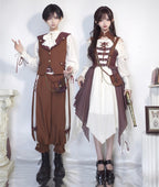 Pirate Guide - Vintage Lolita Suit Vest JSK Dress - image 3