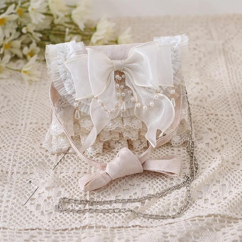 Elegant Lolita Handbag Ivory Tea Party Lolita Bag - image 1